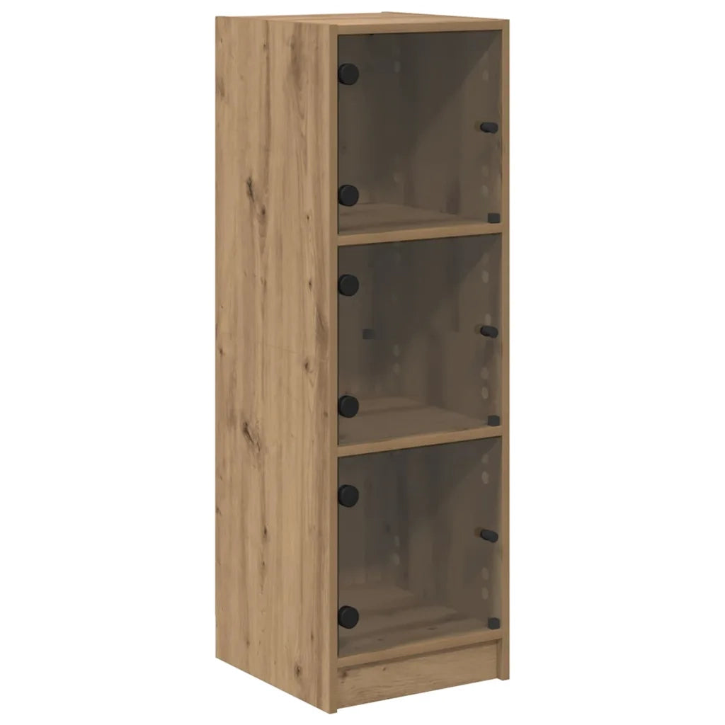 Credenza | Madia | Buffet da pranzo | Armadio da pranzo Rovere artigianale 35 x 37 x 109 cm Legno multistrato