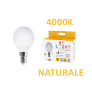 Alca power g45 5w 220v 400lm 4000k e14 lampada mini sfera a led box da 3pz