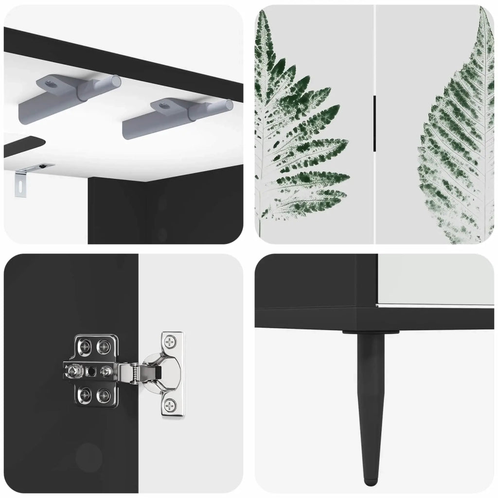 Mobile da Bagno HANAU Rovere Nero 60 x 40 x 61 cm 8007425