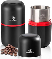 Caffettiera elettrica 150W/304 - 120g Capacità - Fusto in acciaio inossidabile sbalciato nero