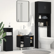 Mobile da Bagno Rovere Nero 60 x 32 x 54 cm Legno multistrato 862514