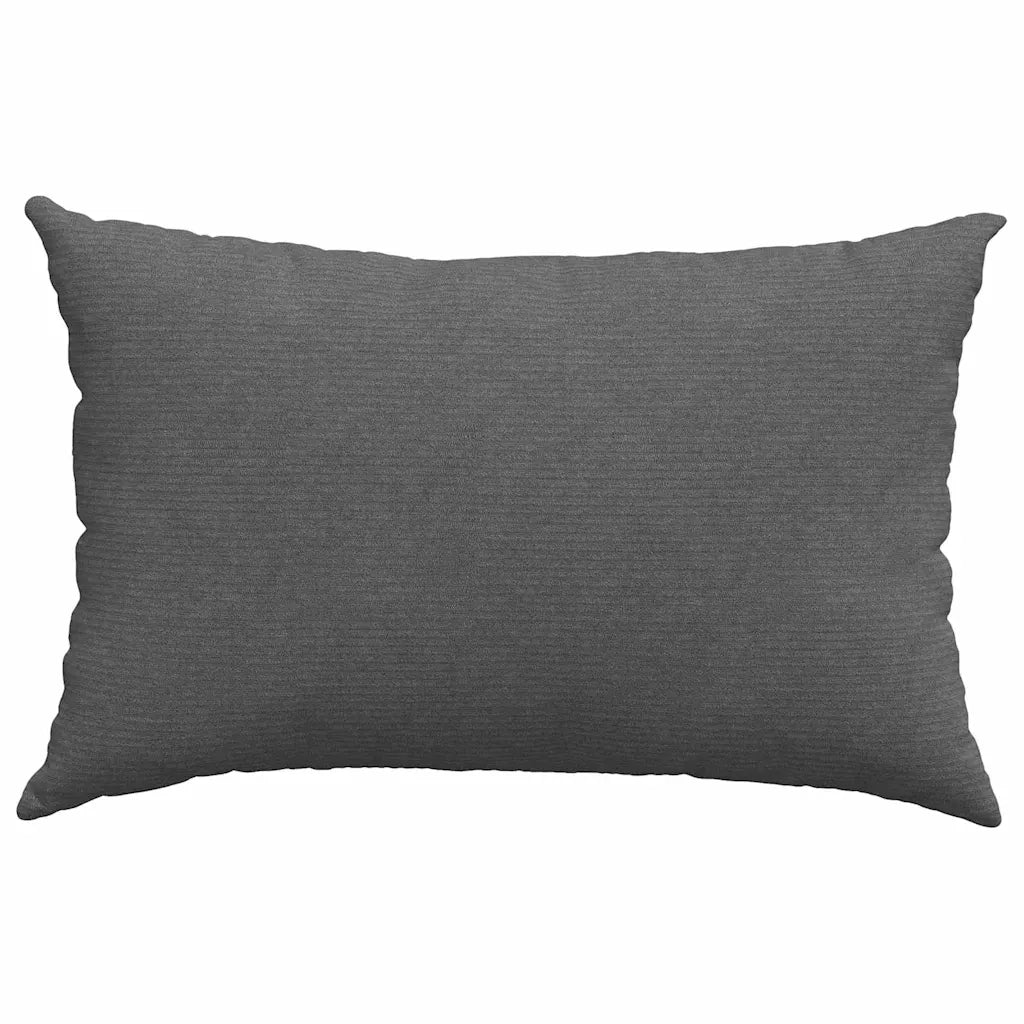 Cuscini da Divano 2 pz-Set di 2 Cuscini per Sofa Grigio scuro 60 x 40 cm 112966