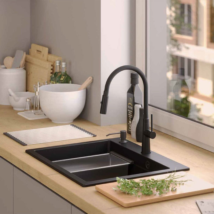 Lavello In Granito Kurt 110 Workstation Black