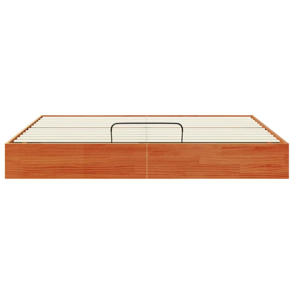 Telaio del Letto Ottomano con Ripostiglio Marrone Cera 3418800