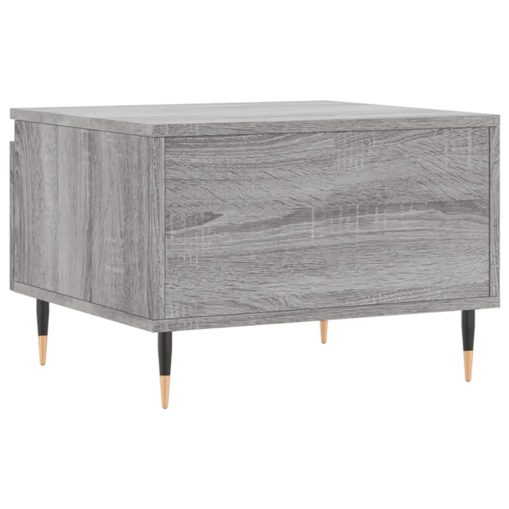 2 pz Tavolini salotto | Tavolino da caff¨¨ | Tavolino da Soggiorno Grigio Sonoma 50x46x35cm Legno Multistrato