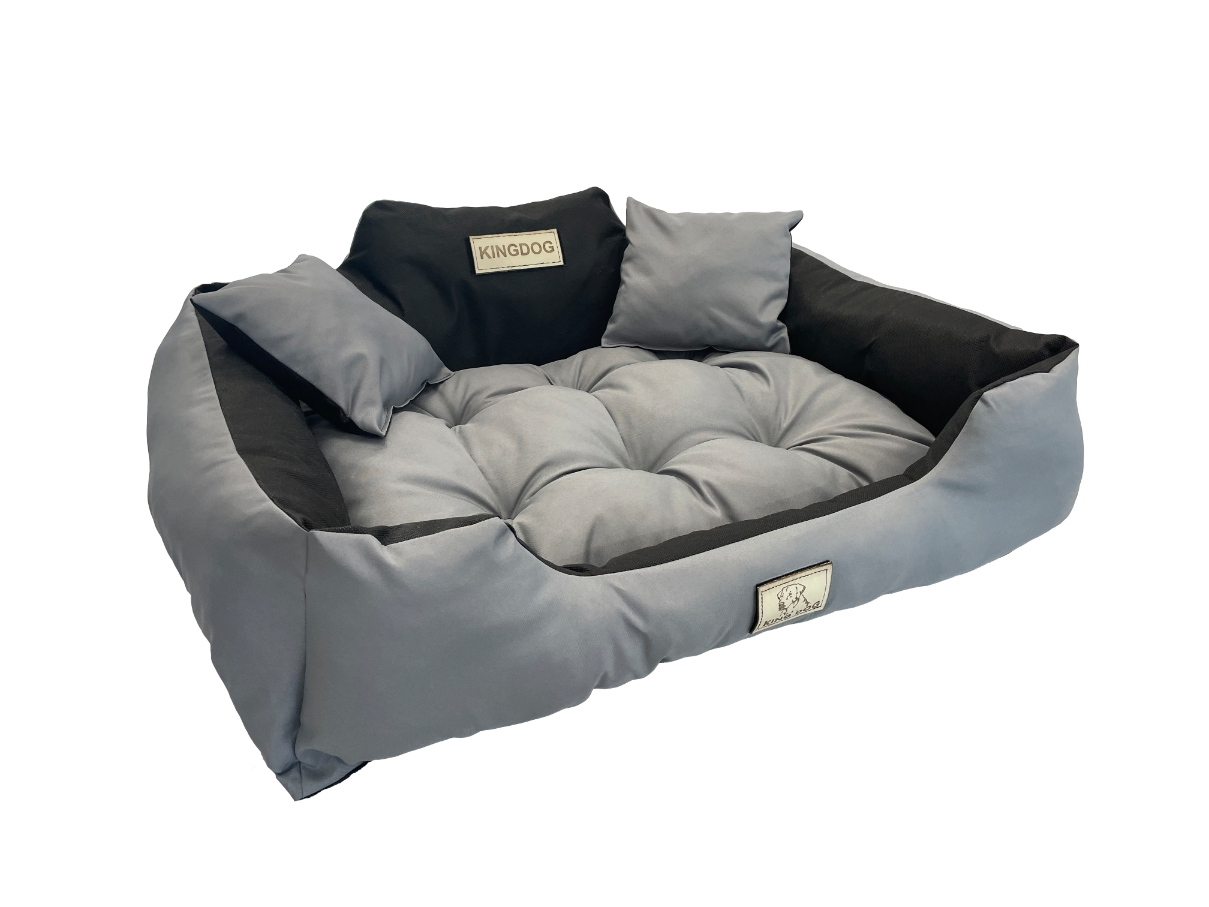 AIO FACTORY 145x115 cm KINGDOG Cuccia per cani impermeabile personalizzabile Grigio scuro
