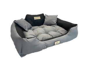 AIO FACTORY 145x115 cm KINGDOG Cuccia per cani impermeabile personalizzabile Grigio scuro