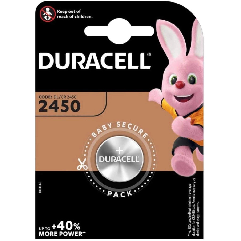 PILA A BOTTONE '2450' Blister 1 pezzo - 10 pezzi- DURACELL