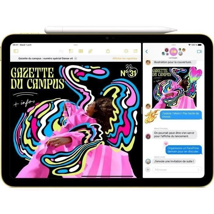 APPLE - iPad A16 (2025) - 11 - Wi-Fi + Cellular - 128 GB - Giallo