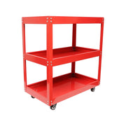 Carrello metallico per attrezzi 3 ripiani 760x710x355mm Carrello portautensili Carrello da officina
