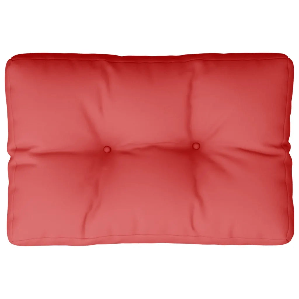 Cuscino per pallet | Cuscini per sedie Rosso 50x40x12 cm in Tessuto