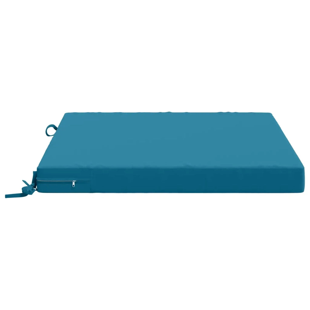 Cuscino per Sedia in Unico Pezzo SOEST 100% Poliestere Azzurro 945091