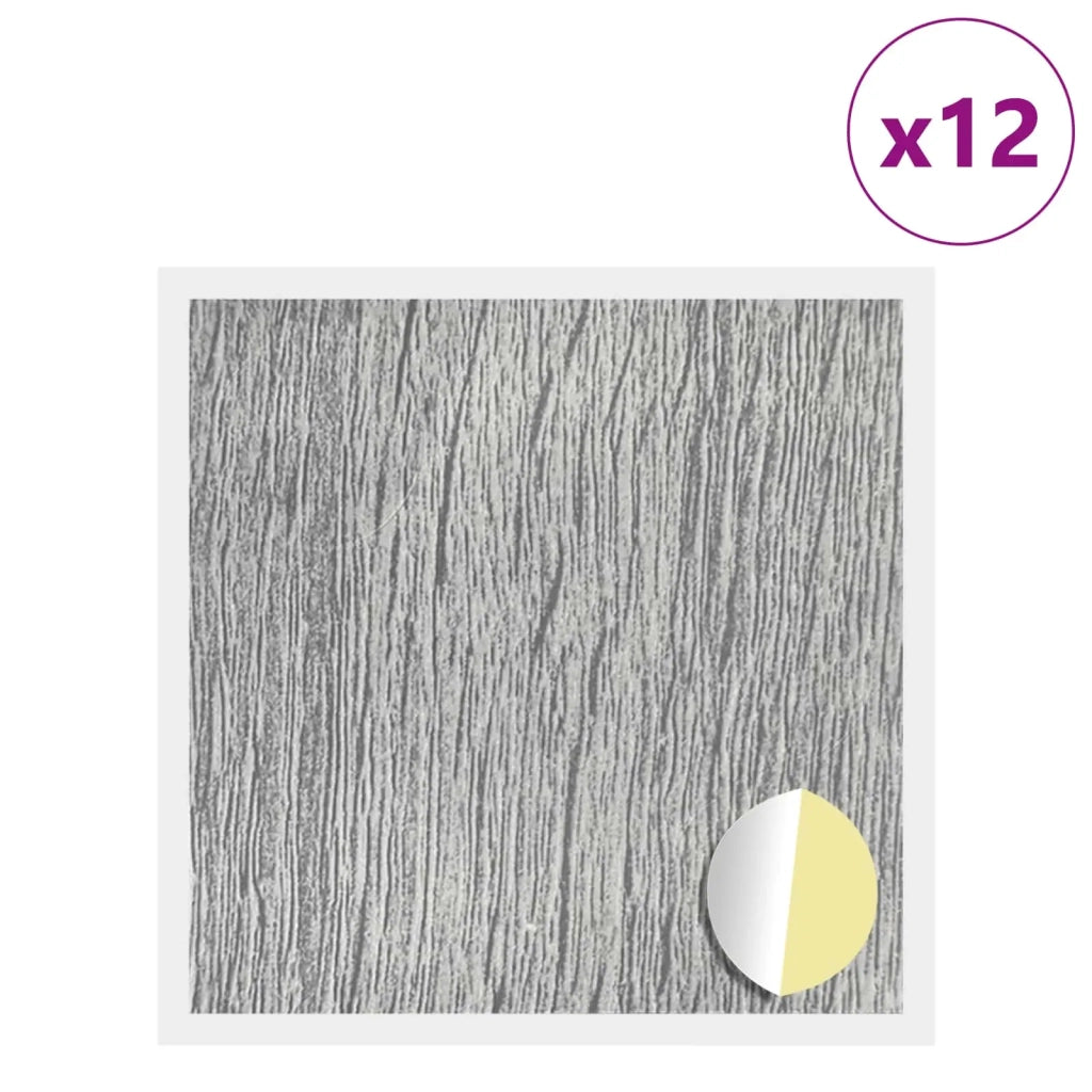 Copertura Vite Adesiva 12 pcs Grigio Sonoma Ø 20 x 0,5 mm 864638