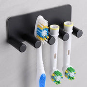 Sostitutore per spazzola da denti - In acciaio inossidabile - Duraturo e resistente - Nero scuro - Spazzole da denti - Adatto per sostitutivi standard ...