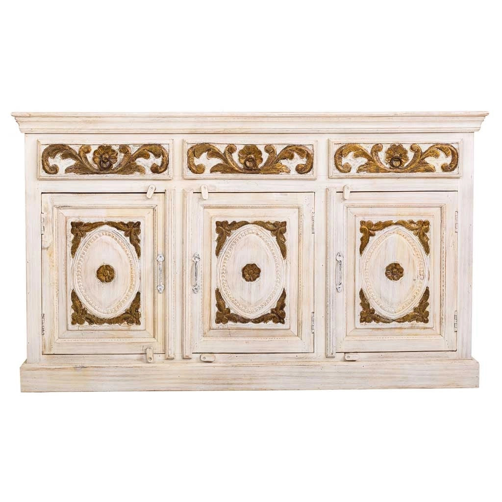 Credenza in legno marrone 153x41x90h