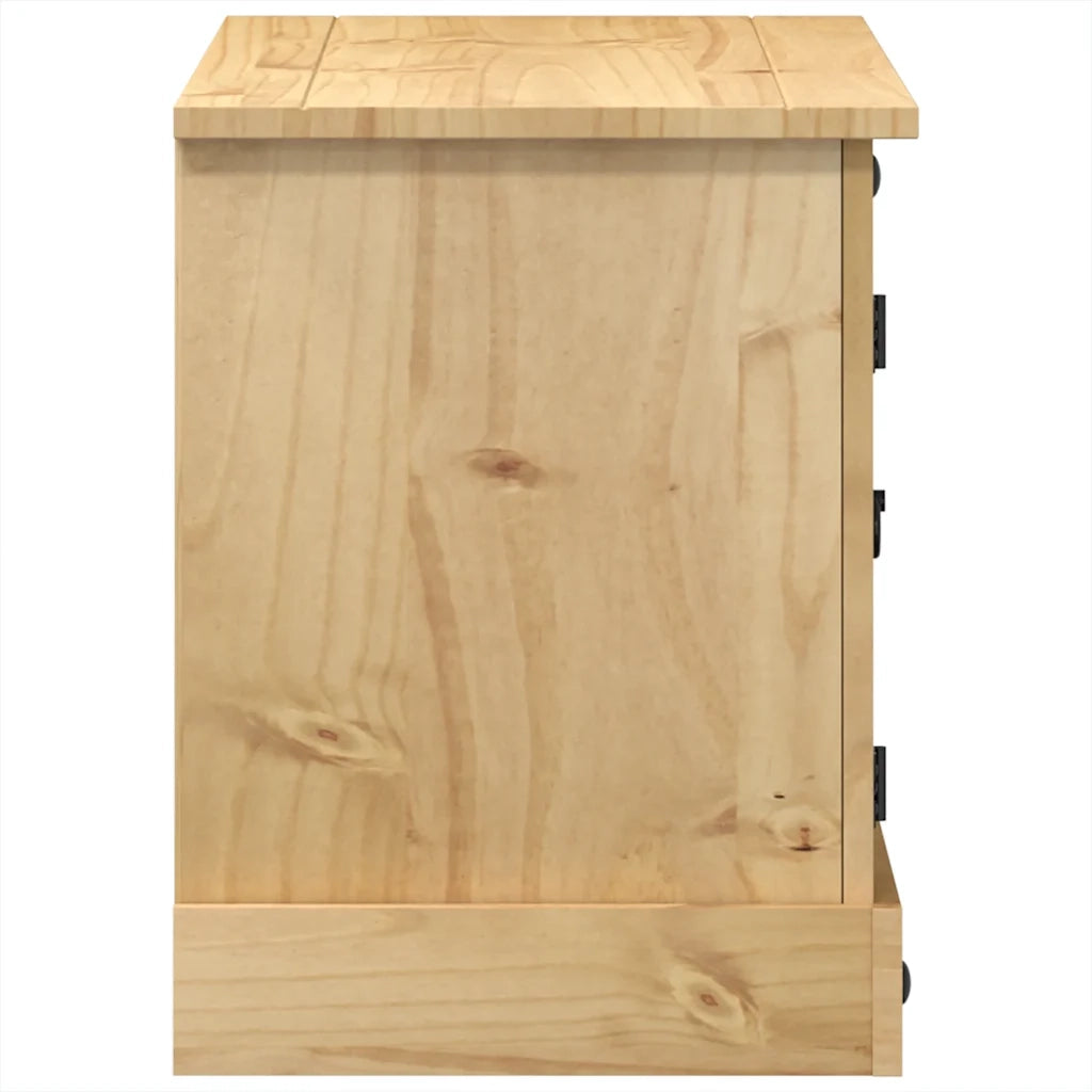 Mobile Porta TV Corona 100x40x52 cm in Legno Massello di Pino 4005667