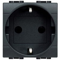 Living Int. - Presa 2P+T 16A 250 Vac std tedesco/italiano - L4141