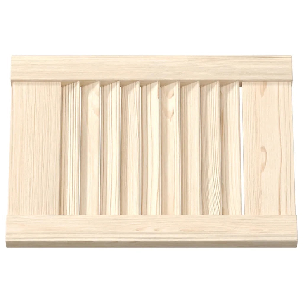 Ante con Design a Lamelle 2 pz 39,5x29,5 cm in Legno di Pino CFW3530557