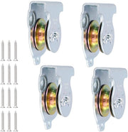 Set di Rulli a Cavo 37mm - 4 pezzi - Capacità di Carico 190kg - Rullo a Cavo in Acciaio - Installazione Facile - Adatto per Funzionamento - Rulli a Cavo