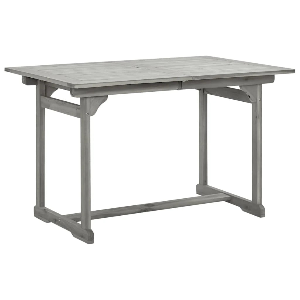 Set da pranzo da giardino 5 pezzi mobili da esterno legno massello di acacia 02_0013748