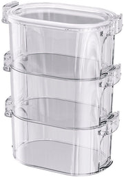 Mini Contenitori di Cibo Chiusibili con Coperchio, Materiali Translucidi in Plastica Contenitori di Piccola Scorta per Erbe, Caramelle, Noci, Caffè o Tè, Conserva il Cibo Fresco