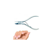 Trade Shop - Tronchesina Taglierina Taglia Unghie Cuticole Acciaio Tronchesino Pinzetta Nail -