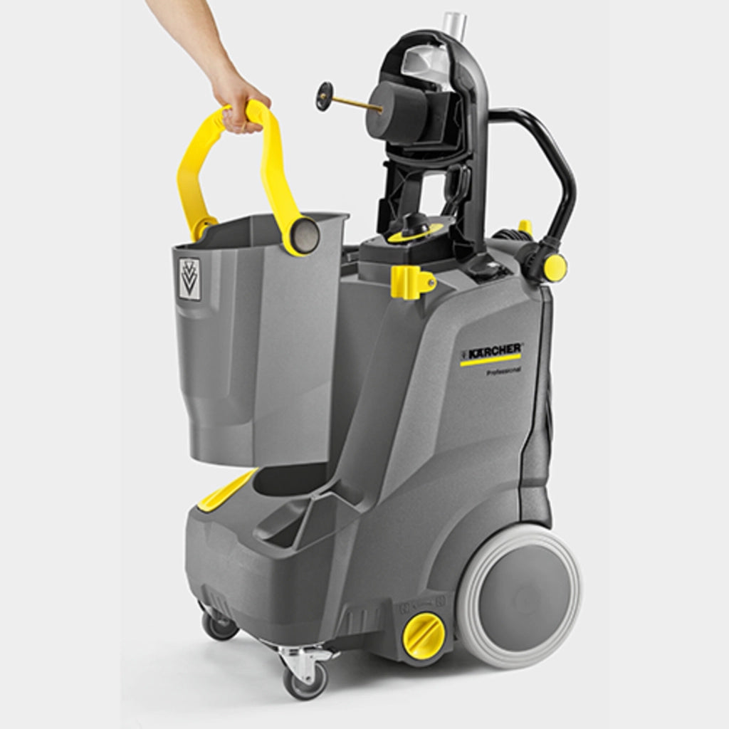 KARCHER Lavatappeti e lavamoquette professionale Puzzi 30/4 - Max. prestazioni di area: 60 – 75 m²/h - Portata aria: 74 l/s - Aspirazione: 254 / 25.4 mbar / kPa