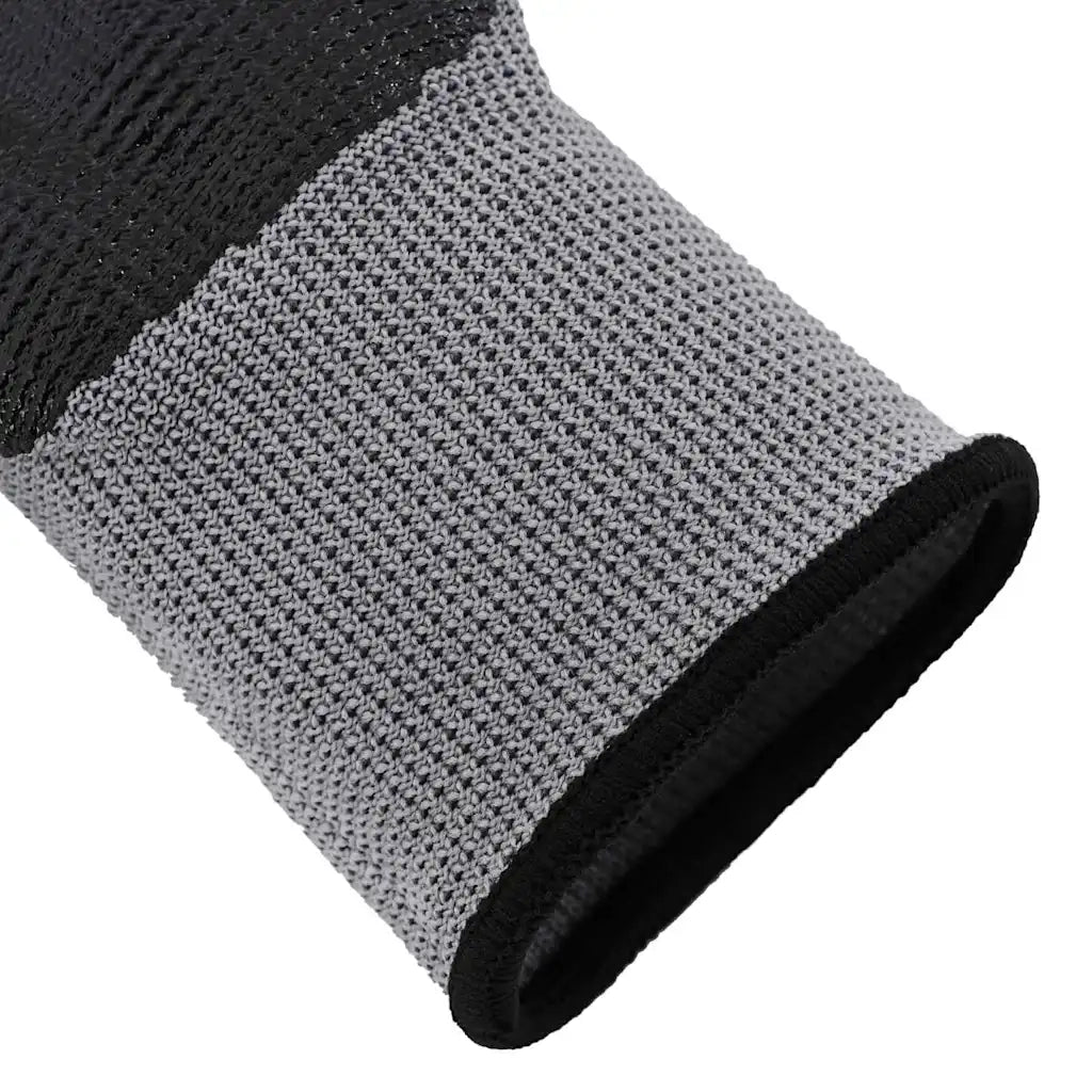 Guanti da Lavoro 12 pz Grigio e Nero 10 / xl Poliestere CFW8091234