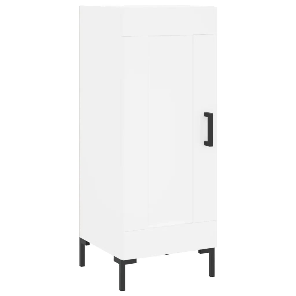 Credenza | Madia | Buffet da pranzo | Armadio da pranzo Bianca 34,5x34x90 cm in Legno Multistrato