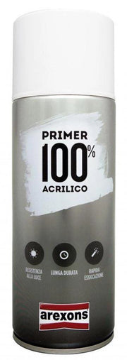 Arexons VERNICE SPRAY ml. 400 Primer 100% Acrilico Fondo aggrappante 6.00 pz