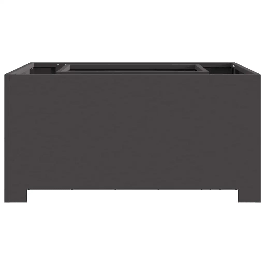 Focolare Nero 80 x 80 x 40 cm Acciaio 858964