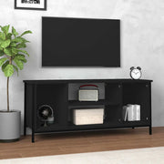 Mobile Porta TV-Mobile per TV-Credenza TV Nero 102x35x45 cm in Legno Multistrato