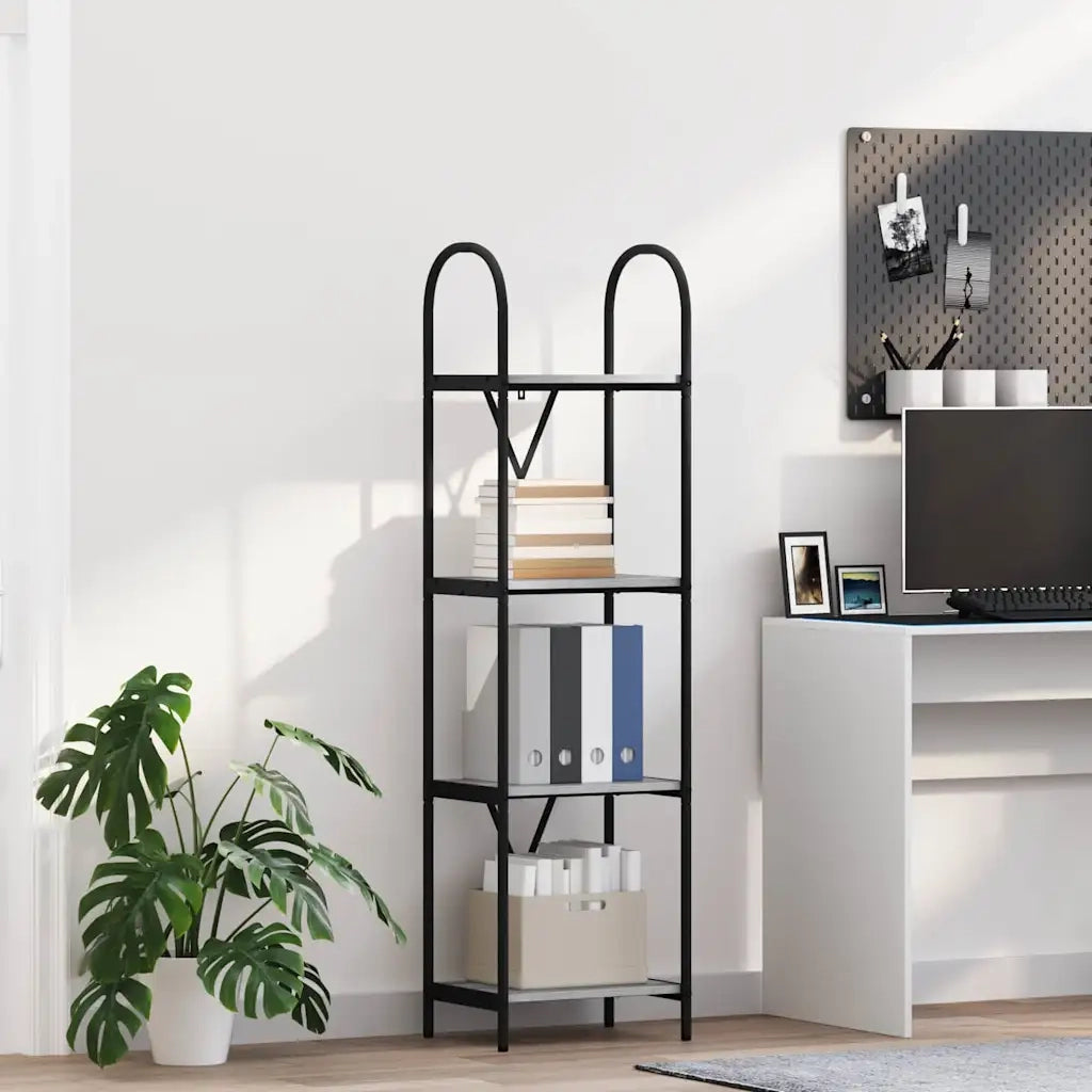 Libreria Grigio Sonoma 40 x 30 x 146 cm Legno multistrato