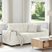 vidaXL Divano Divanetto Crema 140 cm in Velluto