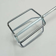 Frusta da 130x140mm a 4 settori in acciaio zincato attacco esagonale per mescolatore