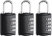 Slot digitale 3-delig, cassetto numerico 4 cifre, metallo, piccolo, bagagliaio, cassaforte, slot bagagli