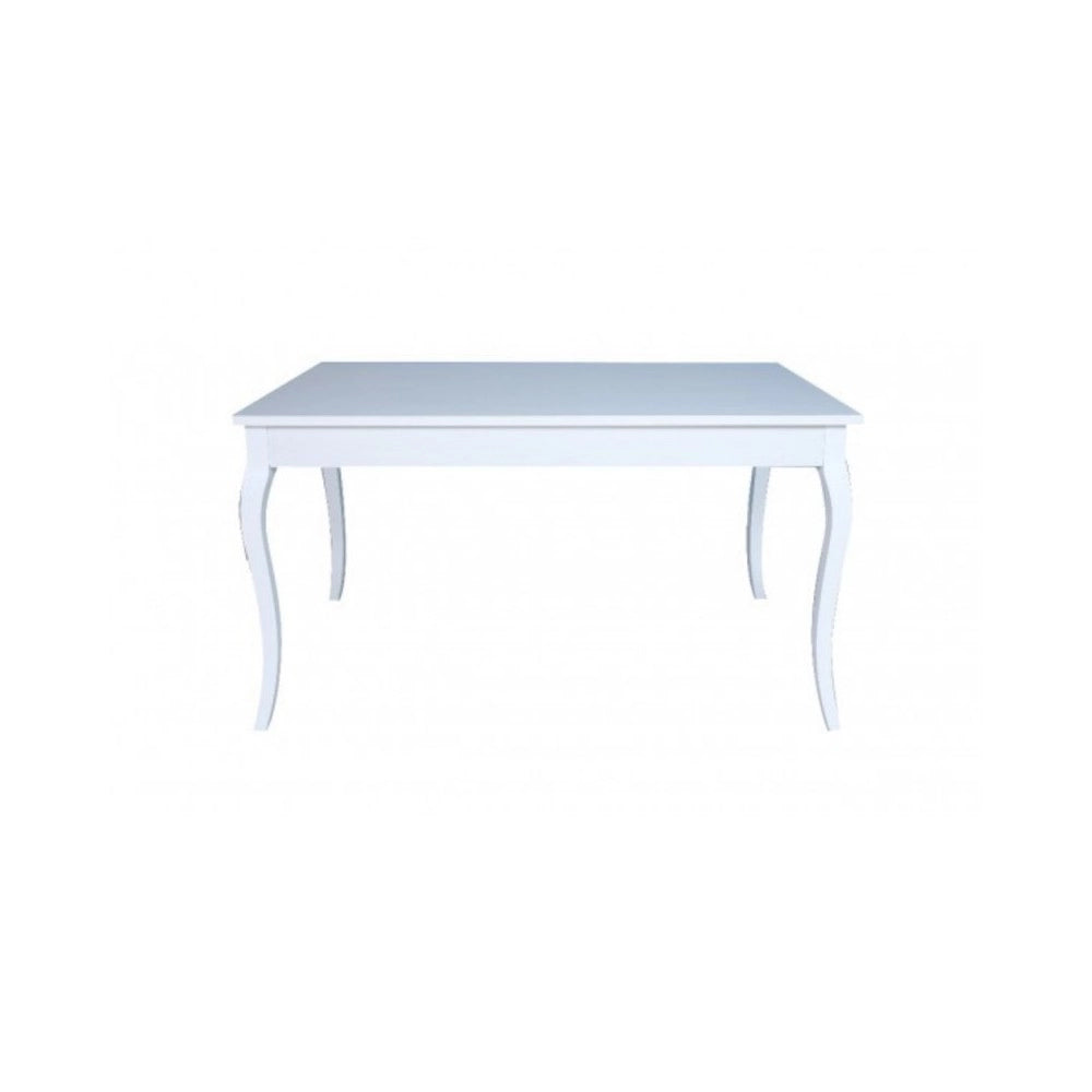 Tavolo rettangolare allungabile Liberty 140x85x76h colore bianco frassinato