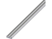 1pz profilo ad uu alluminio argento satinato mm. 10x20x1 mt. 2 cod:ferx.vit53828