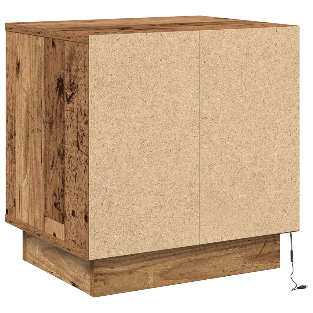 Armadio da Notte 2 pcs Legno vecchio 44 x 34,5 x 45 cm 869575