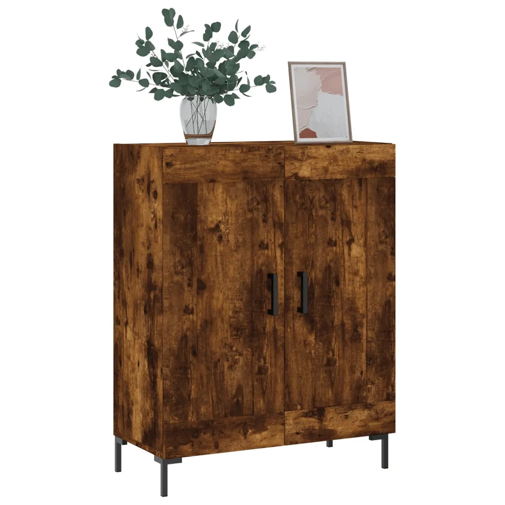 Credenza-Buffet-Armadio da cucina Rovere Fumo 69,5x34x90 cm in Legno Multistrato 999632