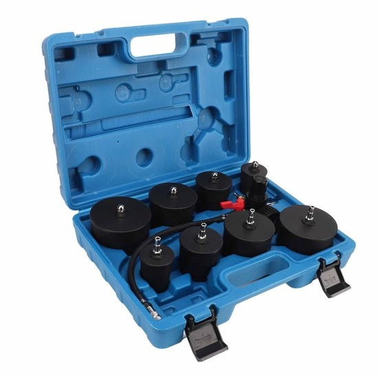 Kit di test di uscita di turbocompressore professionale - 9 pezzi - per intercooler e radiatore - per officine