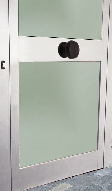 Pomolo fisso per porta SAGUATTI 866/70UAB in alluminio marrone opaco