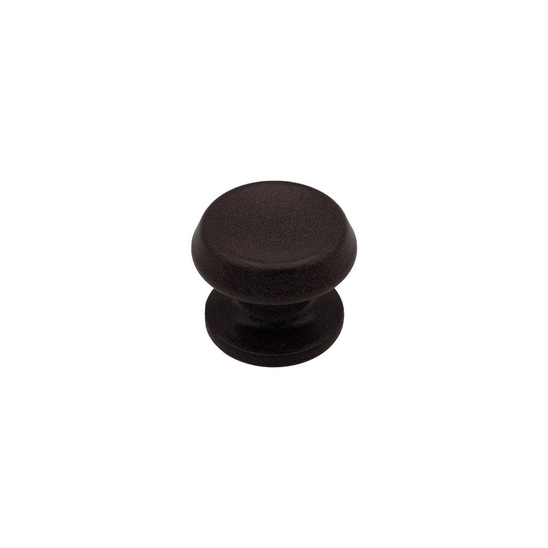 Pomolo fisso per porta SAGUATTI 866/70UAB in alluminio marrone opaco