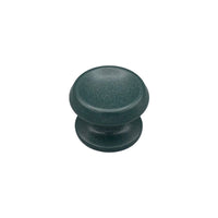 Pomolo fisso per porta SAGUATTI 866/80SAB in alluminio verde opaco