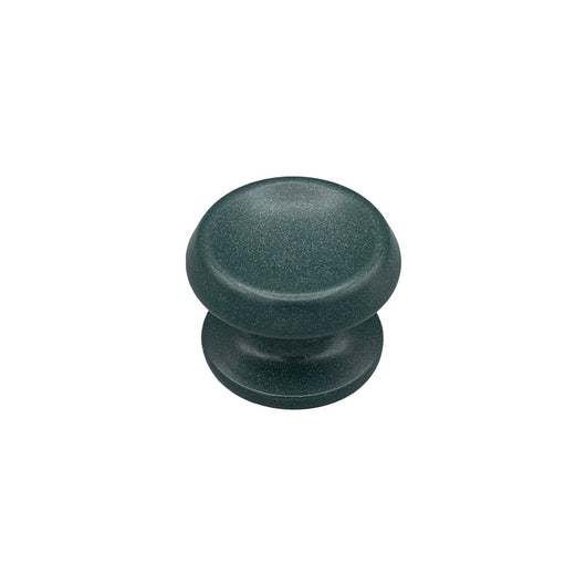 Pomolo fisso per porta SAGUATTI 866/80SAB in alluminio verde opaco