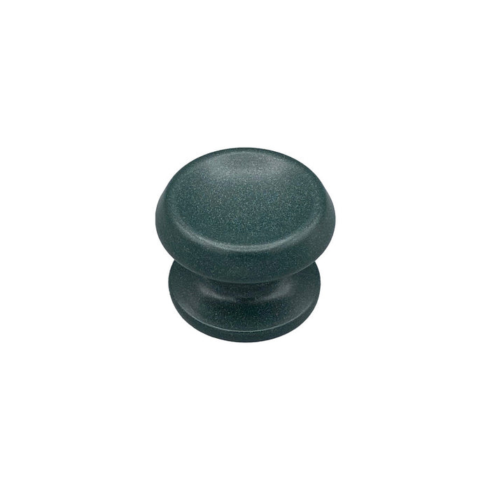 Pomolo fisso per porta SAGUATTI 866/80SAB in alluminio verde opaco