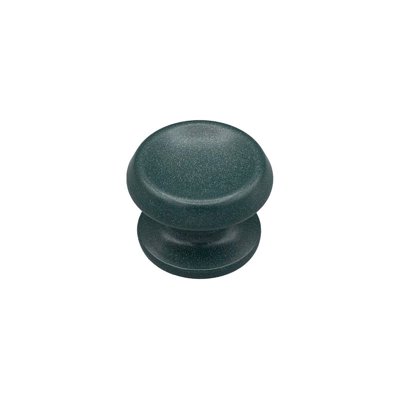 Pomolo fisso per porta SAGUATTI 866/80SAB in alluminio verde opaco