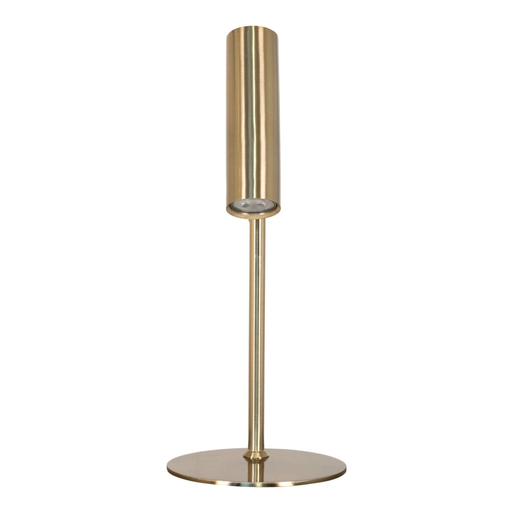 Lampada da tavolo Paris in acciaio ottone orientabile