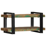 Mensola da Parete Multicolore in Legno Massello di Recupero 4017483