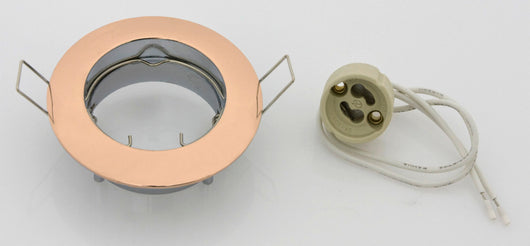 faretti da incasso fisso x led gu10 oro cod:ferx.86618